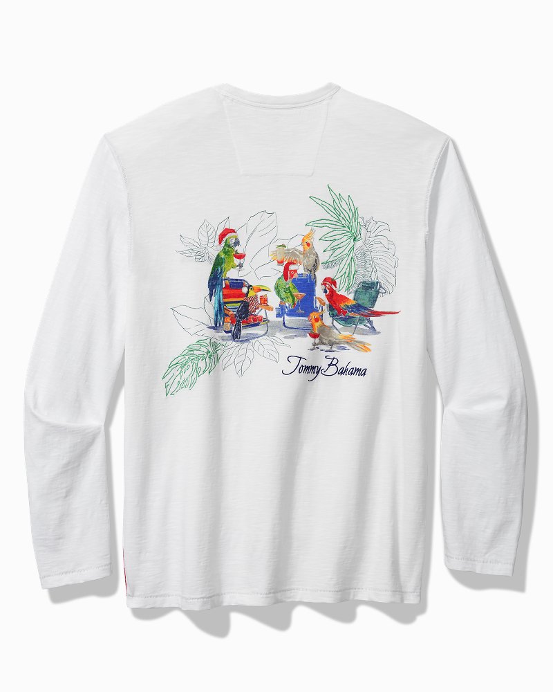 Big & Tall Flocktail Party Long-Sleeve Lux T-Shirt