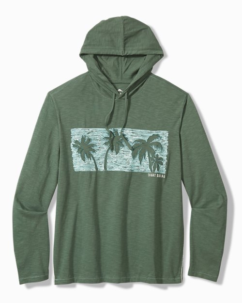 Big & Tall Palm Tree Reflections Lux Hoodie