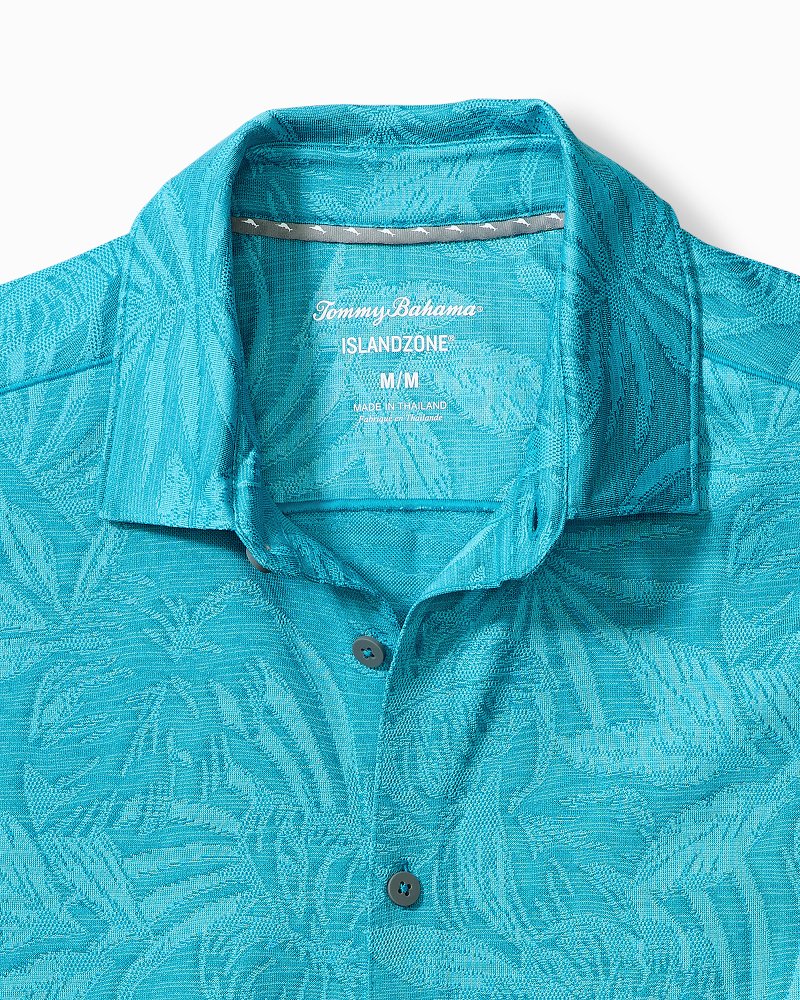 Big & Tall Lanikai Fronds IslandZone® Knit Camp Shirt
