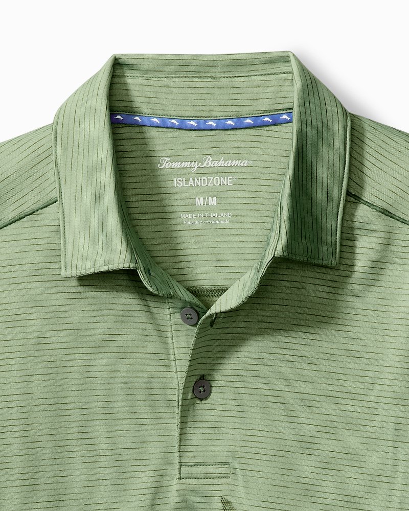 Green Bay Packers Tommy Bahama Big & Tall Sport Emfielder Polo - Charcoal