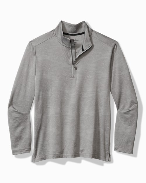 Big & Tall Monstera Fade IslandZone® Half-Zip Sweatshirt