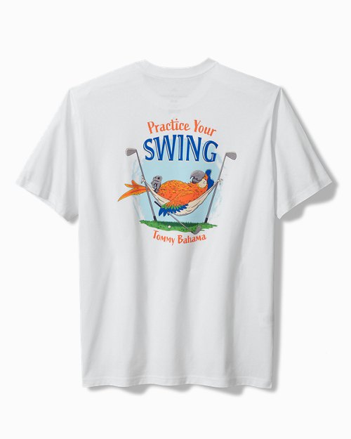 Big & Tall Practice Your Swing Graphic T-Shirt