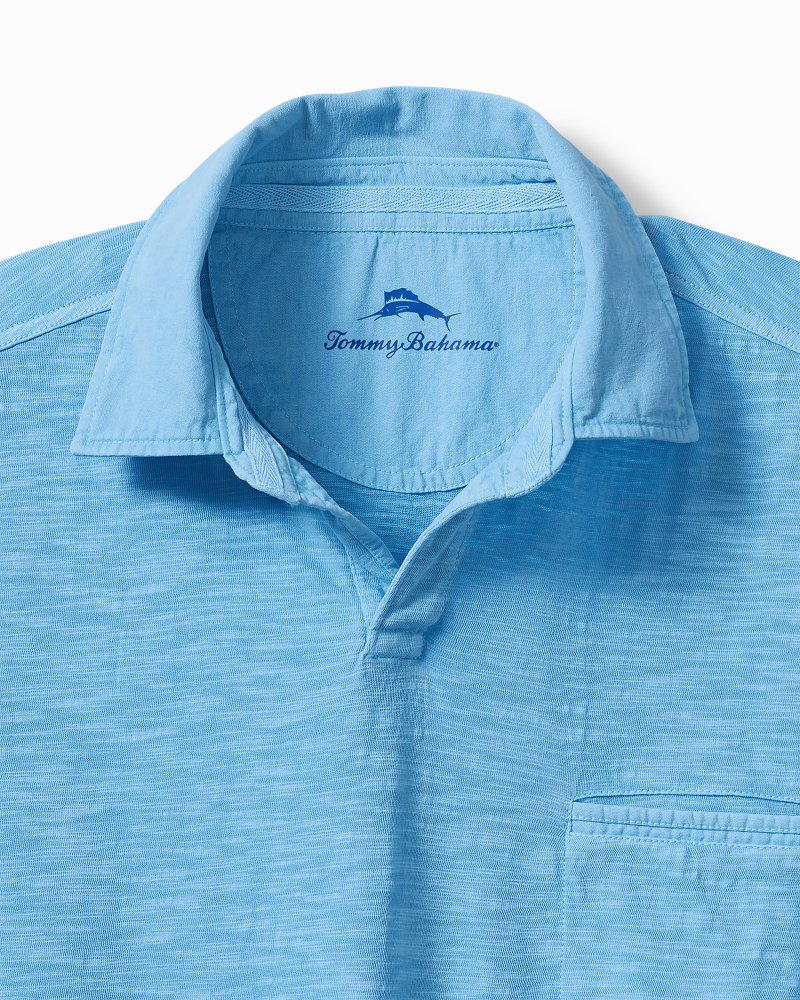 Big & Tall Beach Fade Johnny Collar Polo