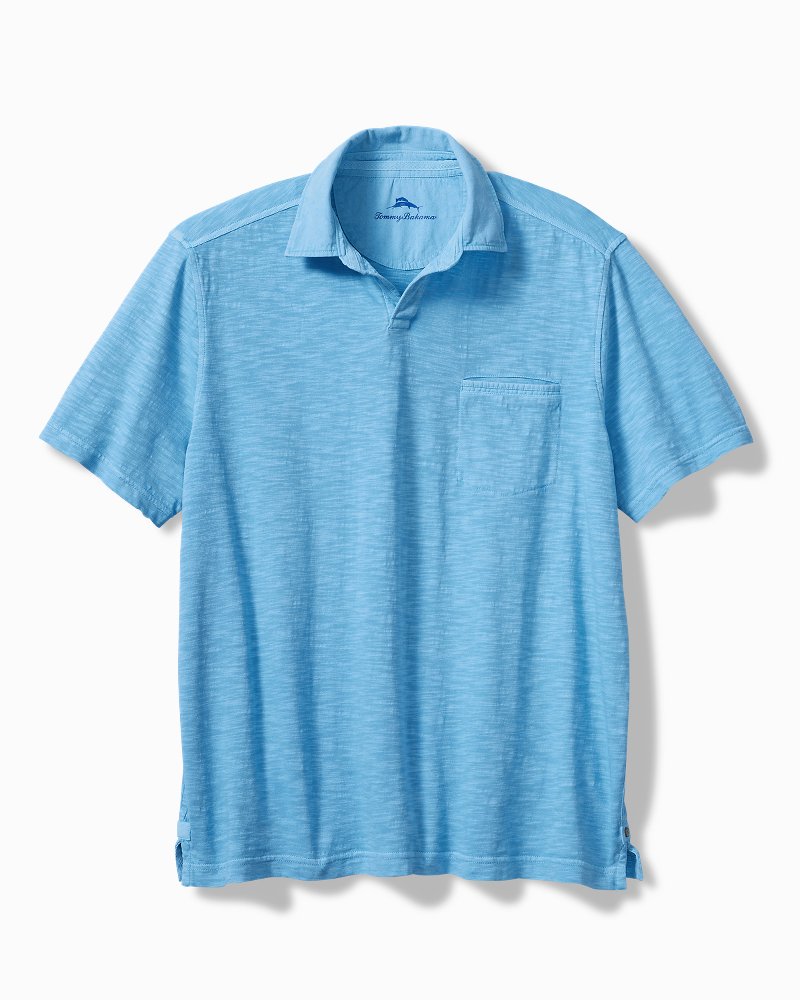 Big & Tall Beach Fade Johnny Collar Polo