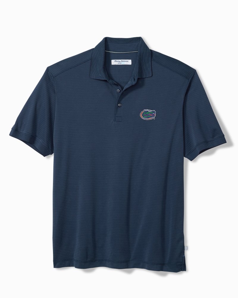 Big & Tall Collegiate Bay Stripe IslandZone Polo