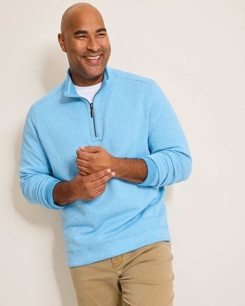 Thumbnail for Big & Tall Flip Coast Reversible Half-Zip Sweatshirt
