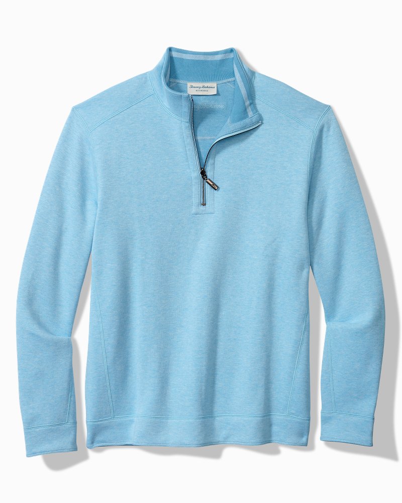 Big & Tall Flip Coast Reversible Half-Zip Sweatshirt