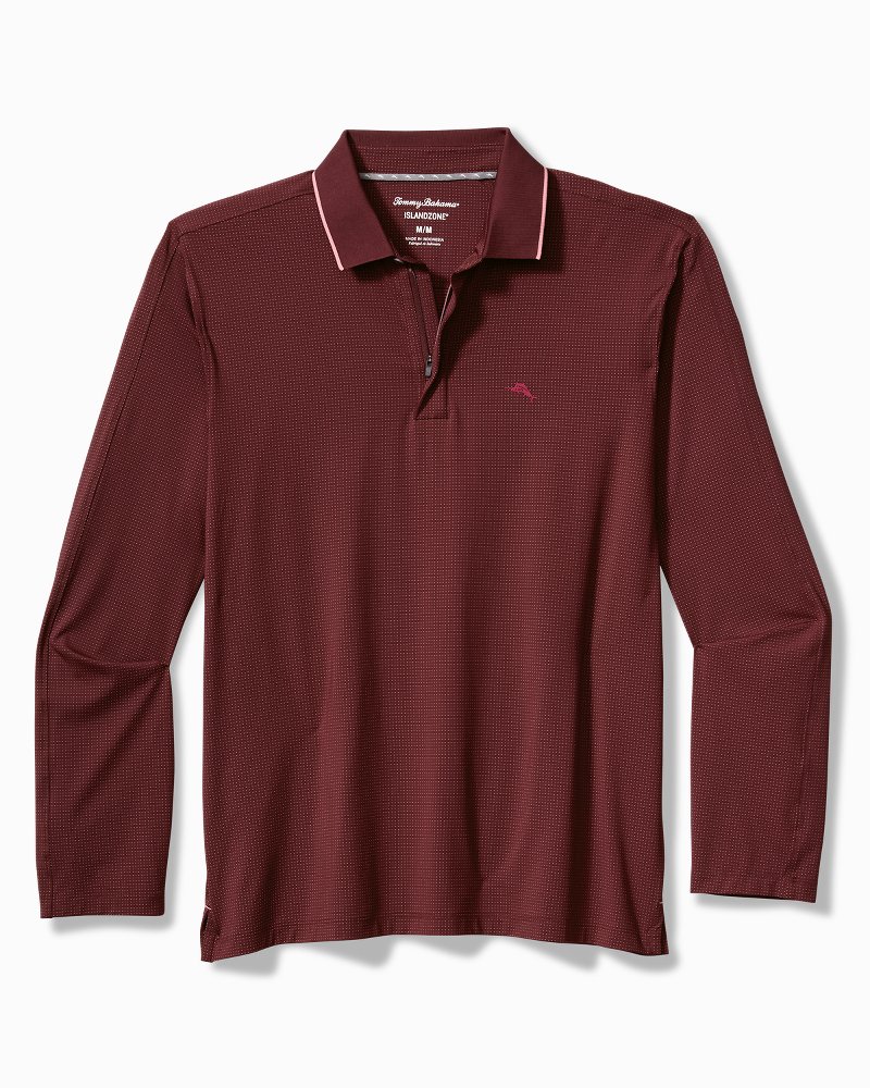 Big & Tall Palm Desert Fairway IslandZone® Long-Sleeve Polo