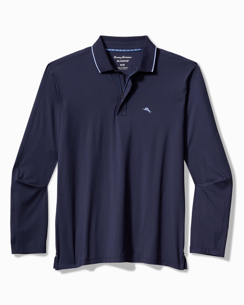 Big & Tall Palm Desert Fairway IslandZone® Long-Sleeve Polo