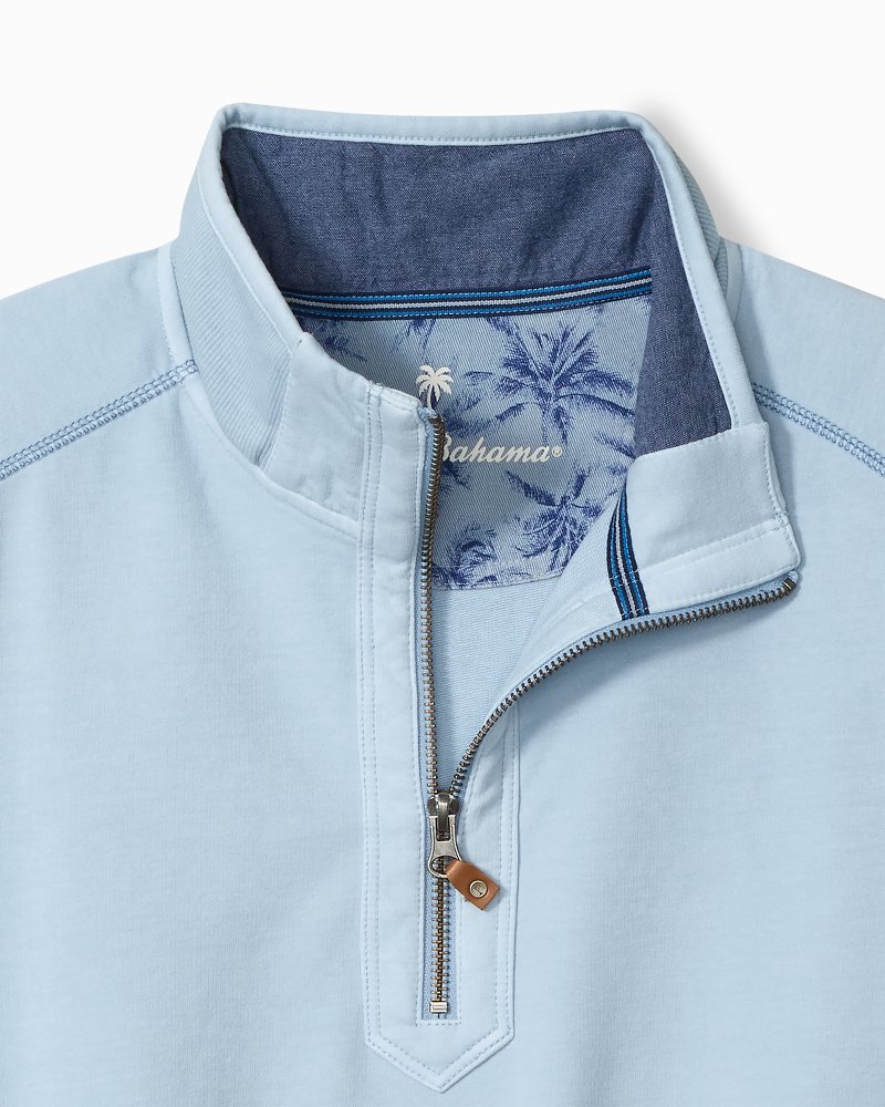 Big & Tall Ben & Terry Half-Zip Sweatshirt