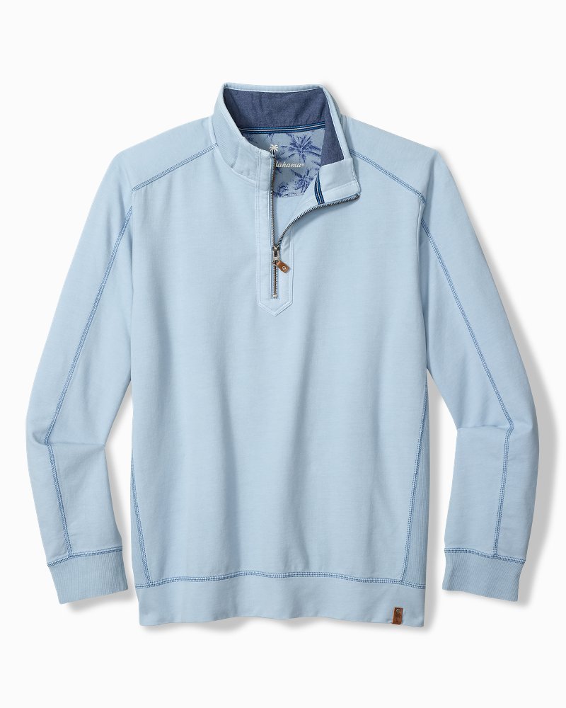 Big & Tall Ben & Terry Half-Zip Sweatshirt