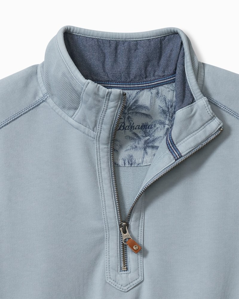 Thumbnail for Big & Tall Ben & Terry Half-Zip Sweatshirt