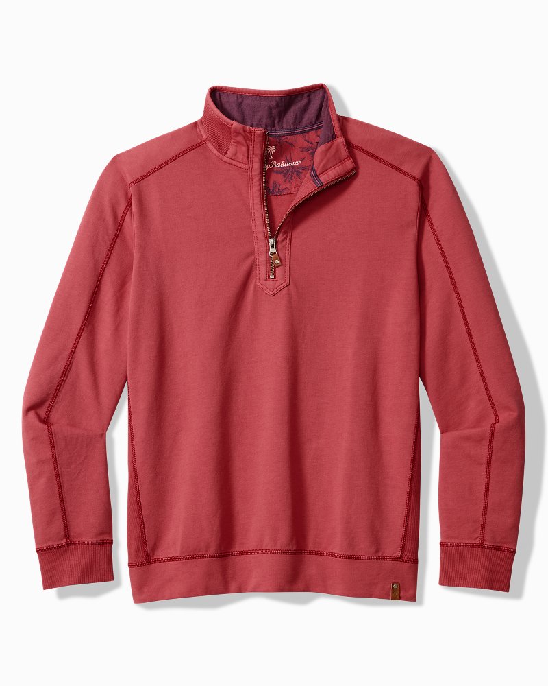 Big & Tall Ben & Terry Half-Zip Sweatshirt