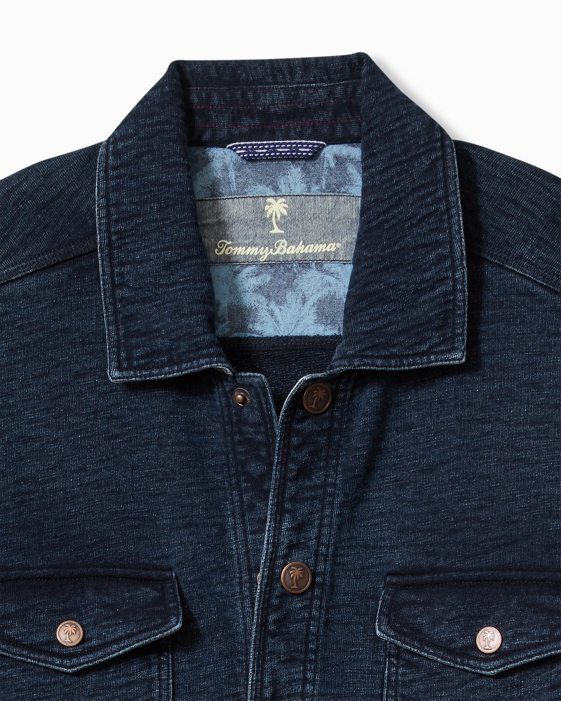 Big & Tall Indigo Paradise CPO Shirt Jacket