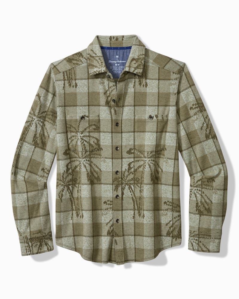 Big & Tall Fireside Palm Springs Stretch Flannel Shirt