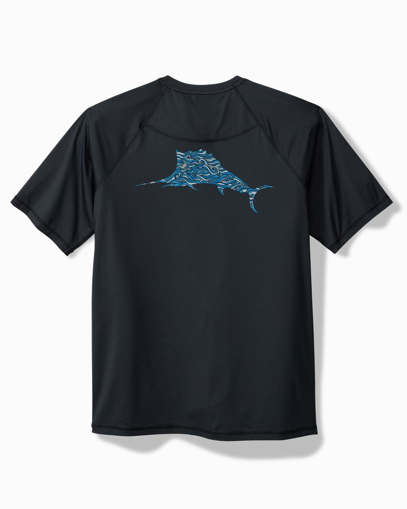 Big & Tall Chill Time Surf IslandZone® Short-Sleeve Rash Guard
