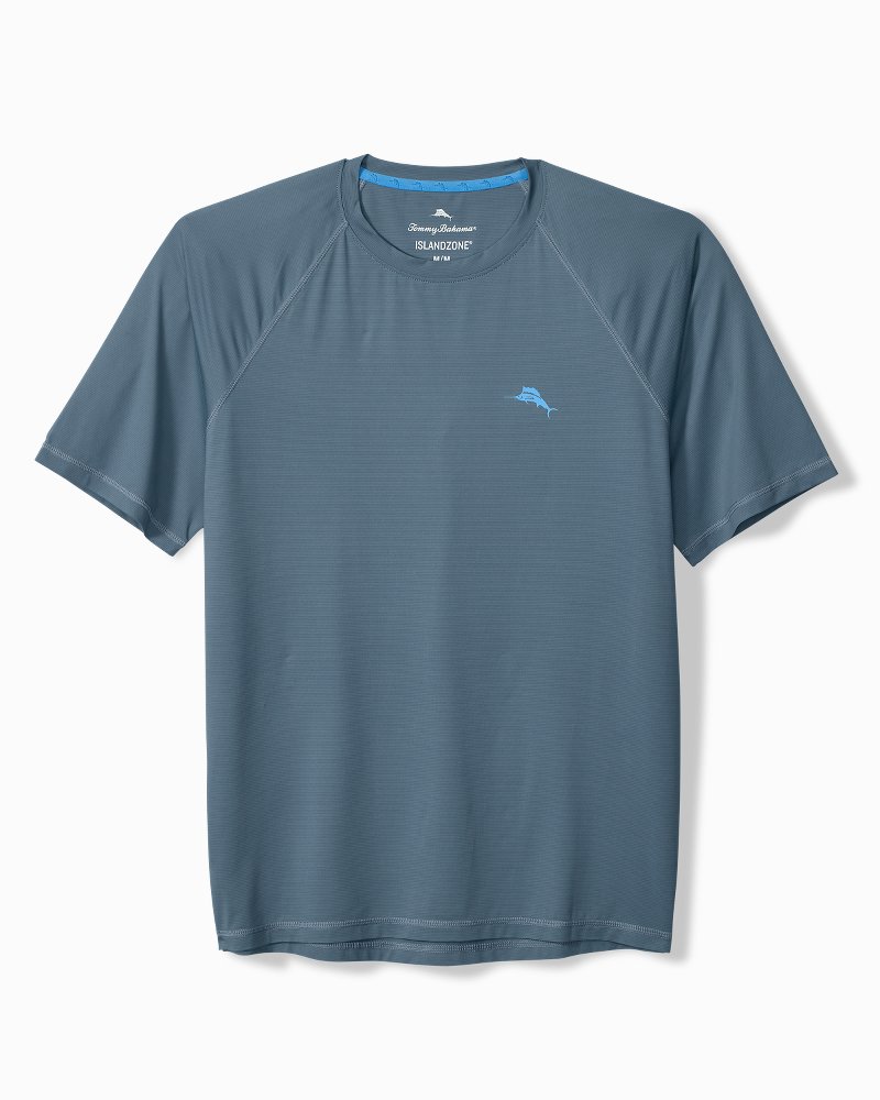 Thumbnail for Big & Tall Chill Time Surf IslandZone Short-Sleeve Rash Guard