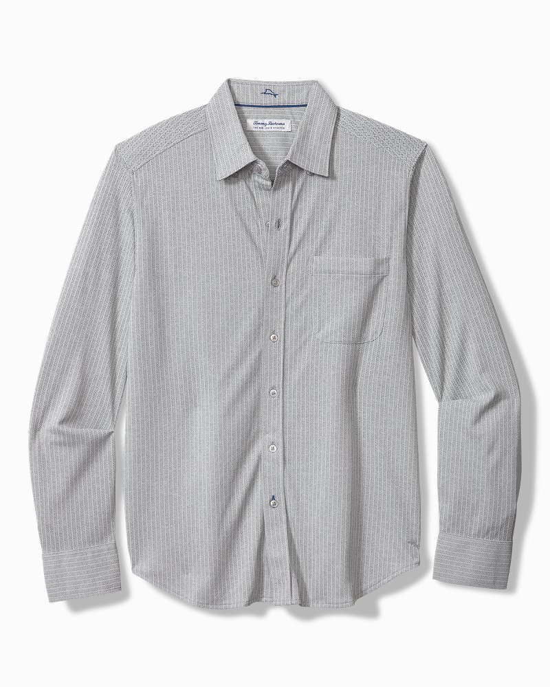 Big & Tall San Lucio Studio Stripe Stretch Knit Shirt