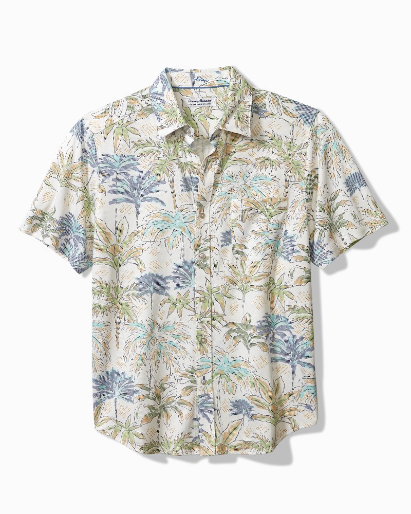 Big & Tall San Lucio Palm Orchard Stretch Knit Shirt