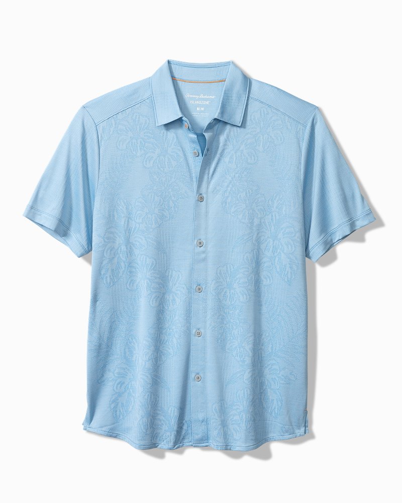 Big & Tall Palm Coast Cascade Vines IslandZone Knit Shirt