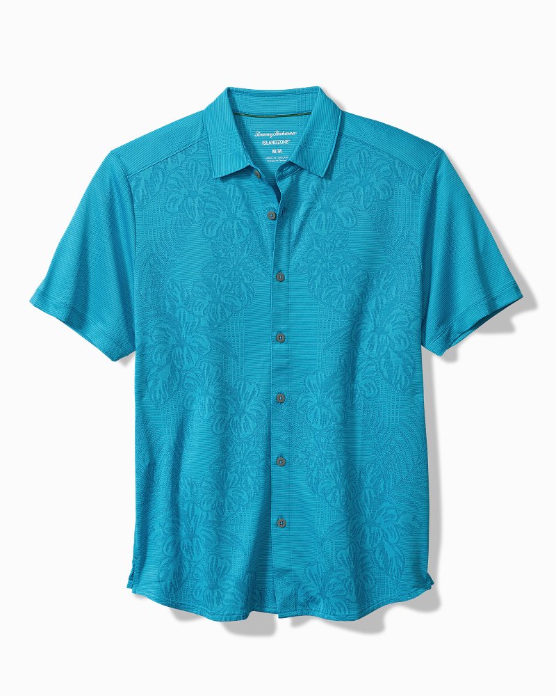 Big & Tall Palm Coast Cascade Vines IslandZone® Knit Shirt