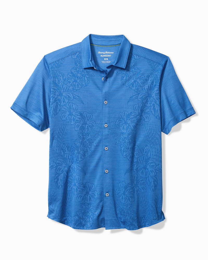 Big & Tall Palm Coast Cascade Vines IslandZone® Knit Shirt