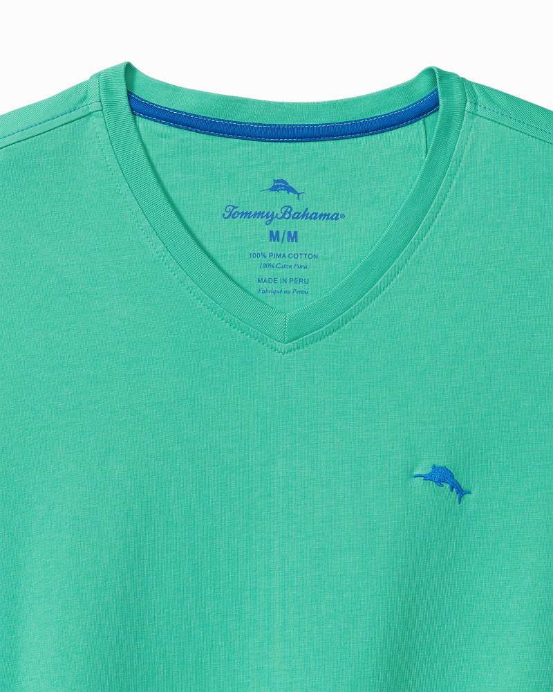 Big & Tall Bali Skyline Long-Sleeve V-Neck T-Shirt