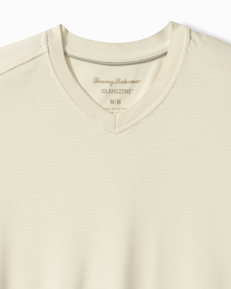 Big & Tall Bay Stripe V-Neck IslandZone® T-Shirt
