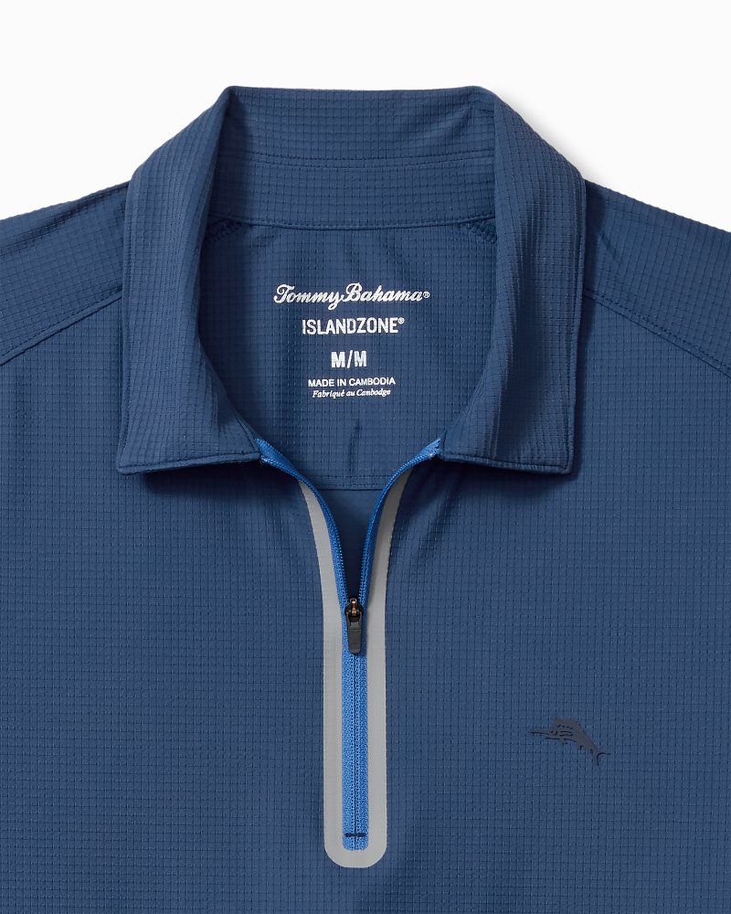 Big & Tall Pebble Coast Half-Zip IslandZone® Polo