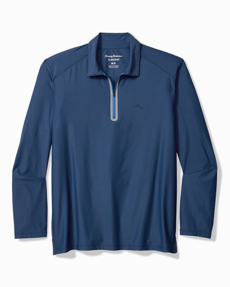 Big & Tall Pebble Coast Half-Zip IslandZone® Polo