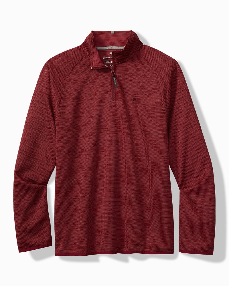 Big & Tall Palm Pro Half-Zip IslandZone Sweatshirt