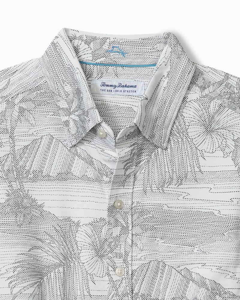 Big & Tall San Lucio Corsica Coast Stretch Knit Shirt