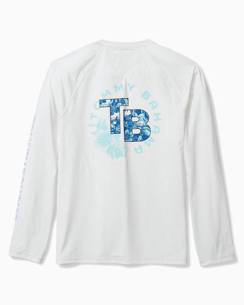 Big & Tall Chill Time Tropics Crew Long-Sleeve IslandZone Shirt