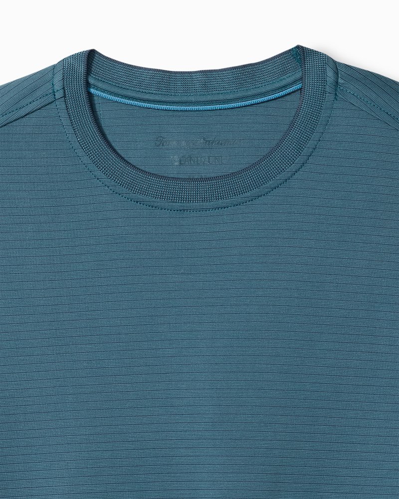 Big & Tall Bay Stripe Long-Sleeve IslandZone T-Shirt