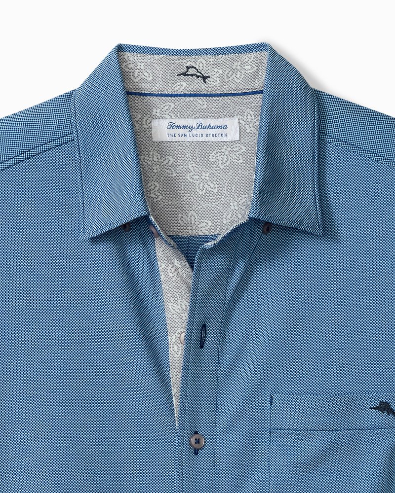 Big & Tall San Lucio Lotus Happy Hour Stretch Knit Shirt