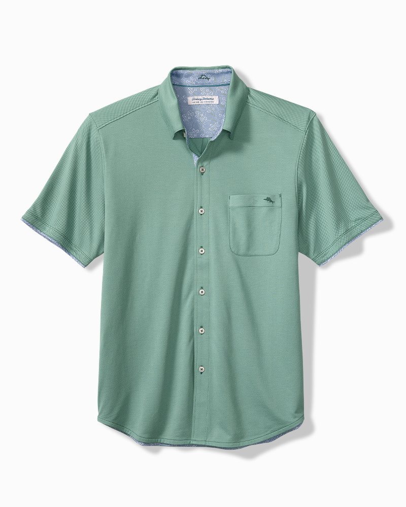 Big & Tall San Lucio Lotus Happy Hour Stretch Knit Shirt