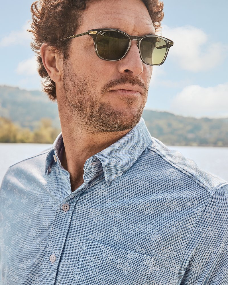 Big & Tall San Lucio Lotus Stretch Knit Shirt thumbnail 3