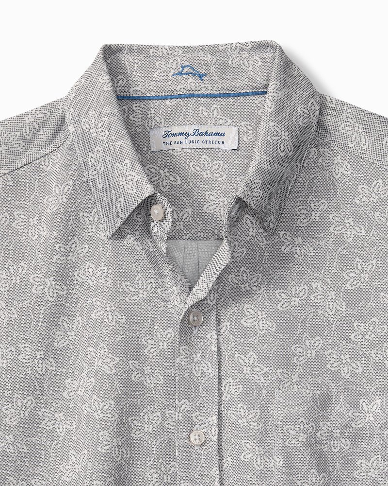 Big & Tall San Lucio Lotus Stretch Knit Shirt