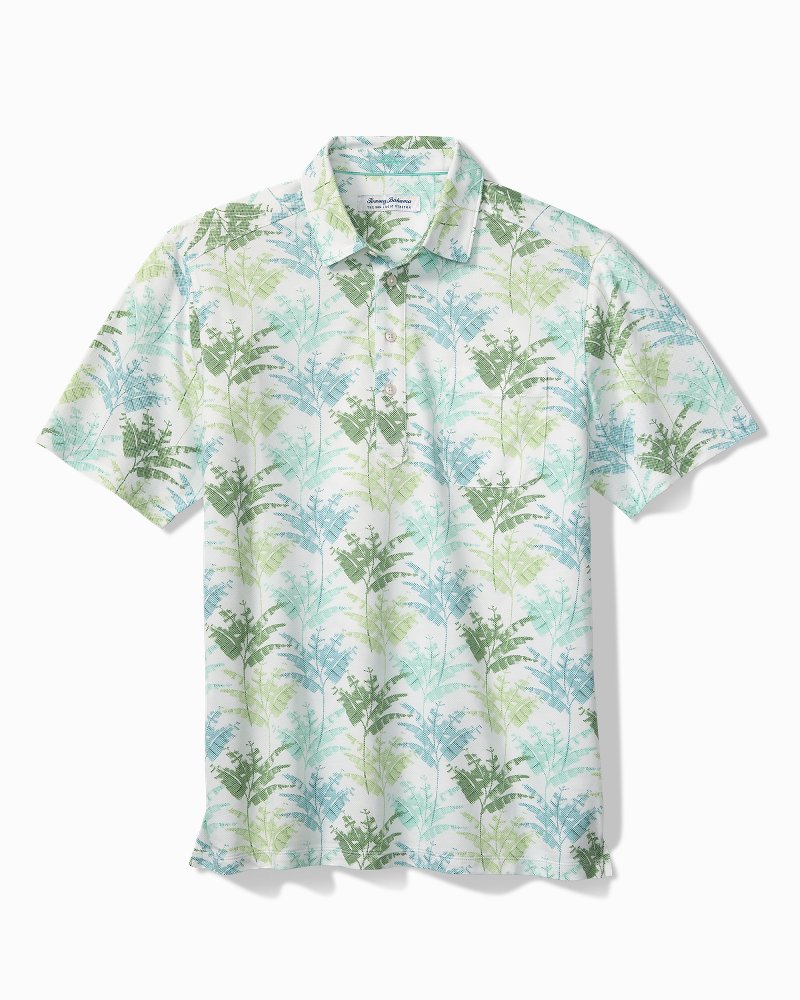 Big & Tall San Lucio Verde Palms Stretch Knit Polo