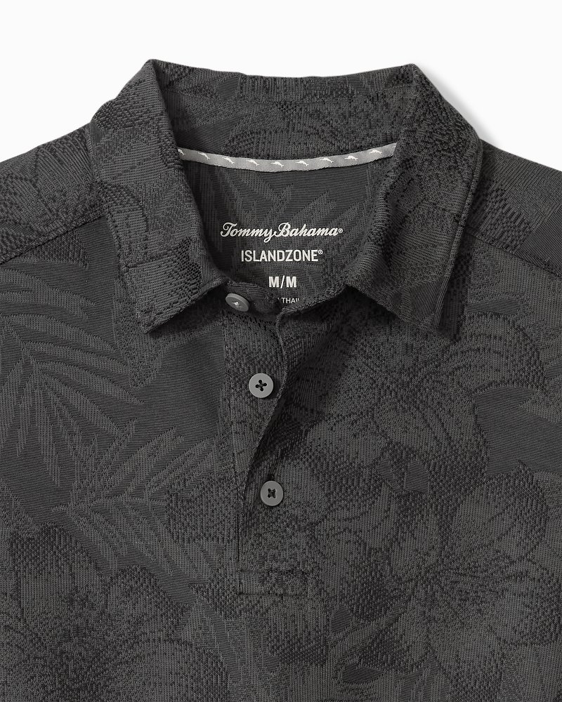 Big & Tall Palm Fresco Hibiscus IslandZone Polo