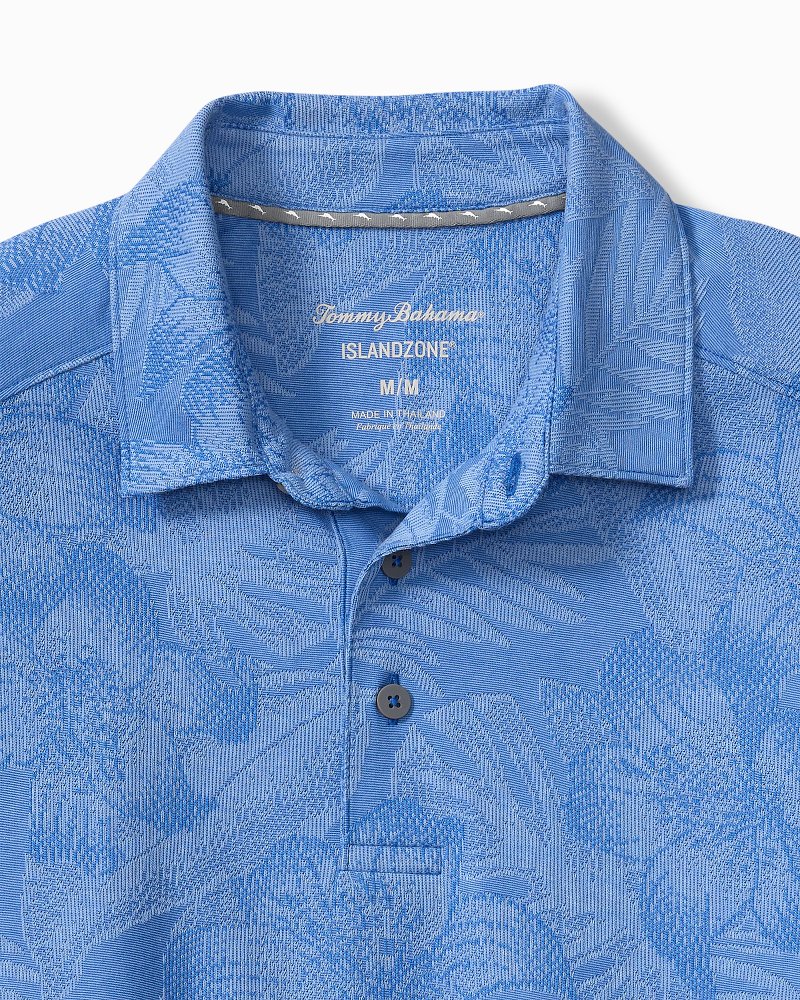 Big & Tall Palm Fresco Hibiscus IslandZone Polo