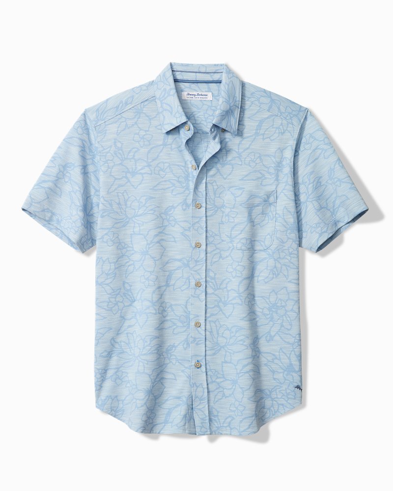 Big & Tall San Lucio Tides Flora Stretch Knit Shirt