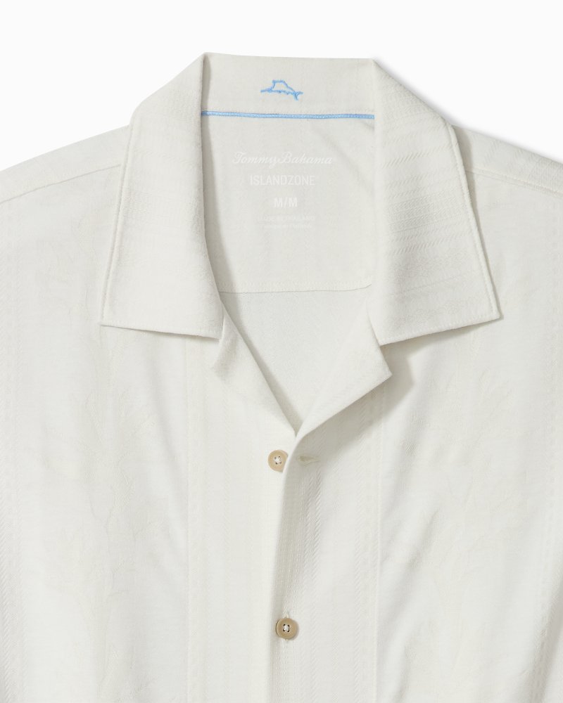 Big & Tall Palm Fresco Beach Border IslandZone® Camp Shirt