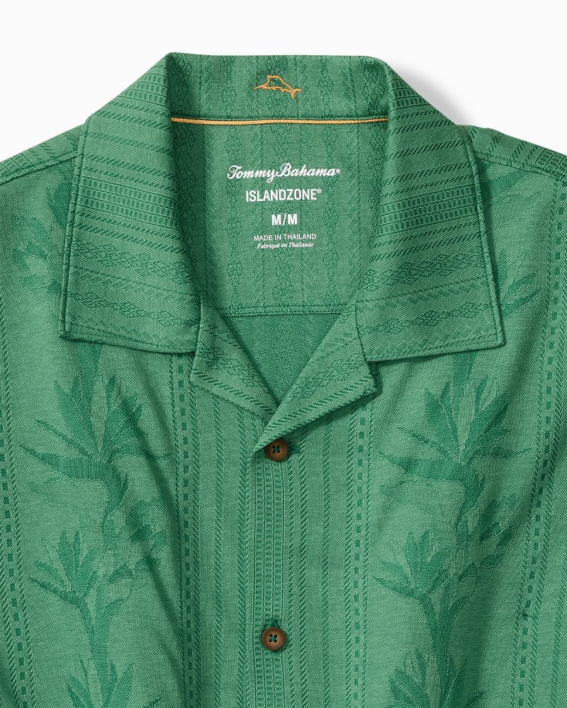 Big & Tall Palm Fresco Beach Border IslandZone® Camp Shirt