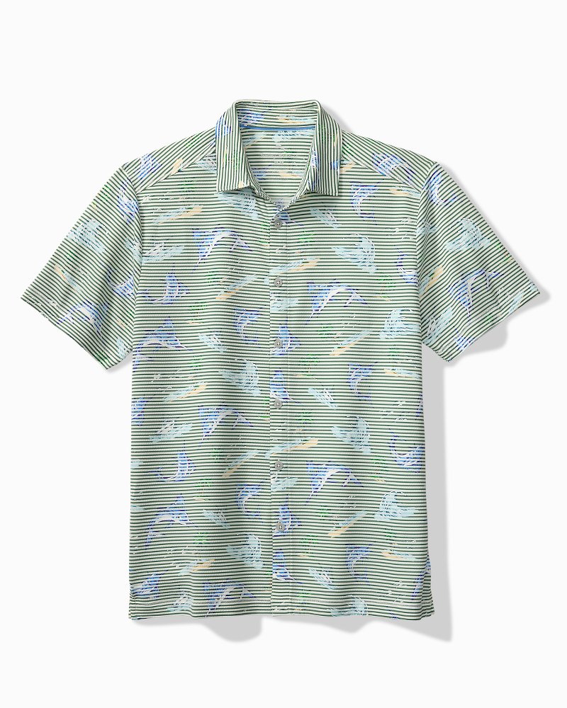 Big & Tall Costa Wave Del Marlin IslandZone Camp Shirt