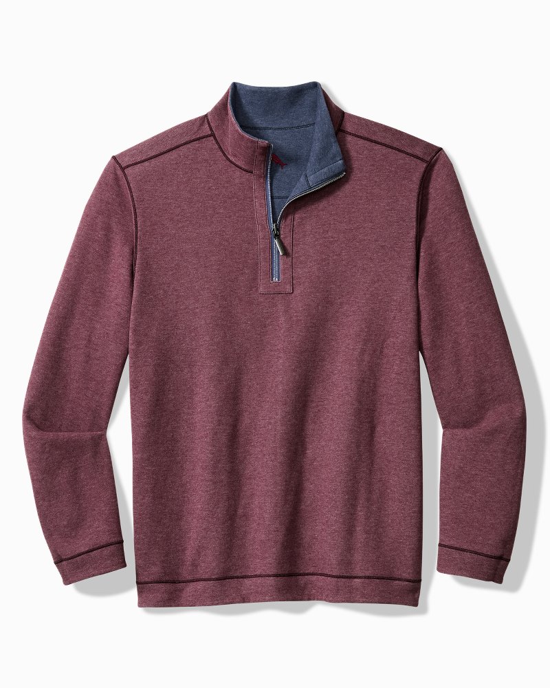 Big & Tall Flipview Reversible Half-Zip Sweatshirt