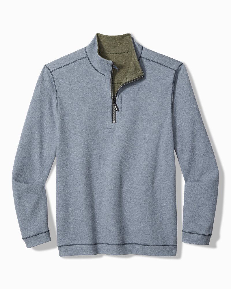 Big & Tall Flipview Reversible Half-Zip Sweatshirt