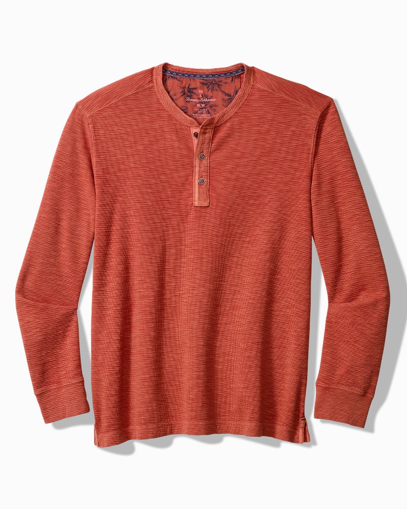 Big & Tall Port Oasis Long-Sleeve Henley