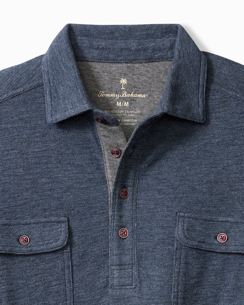 Big & Tall Penn Cove Long-Sleeve Polo