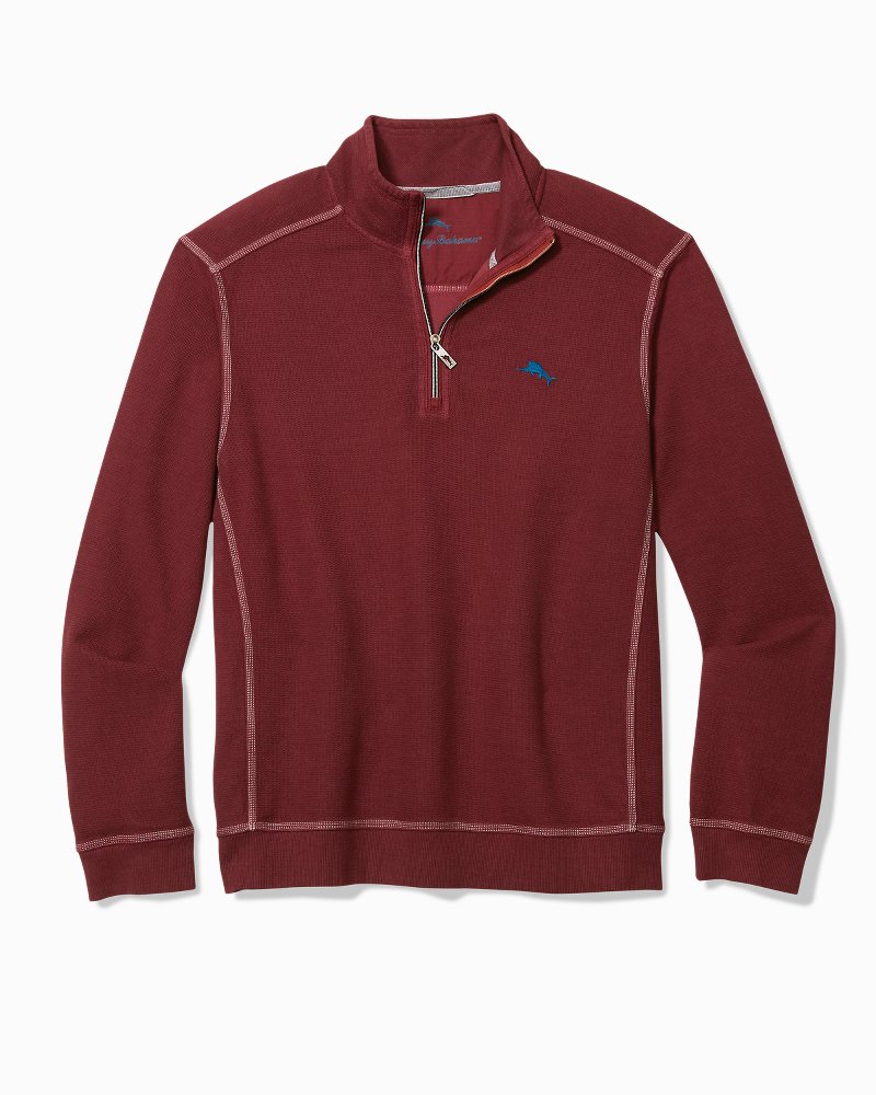 Big & Tall Montego Beach Half-Zip Sweatshirt